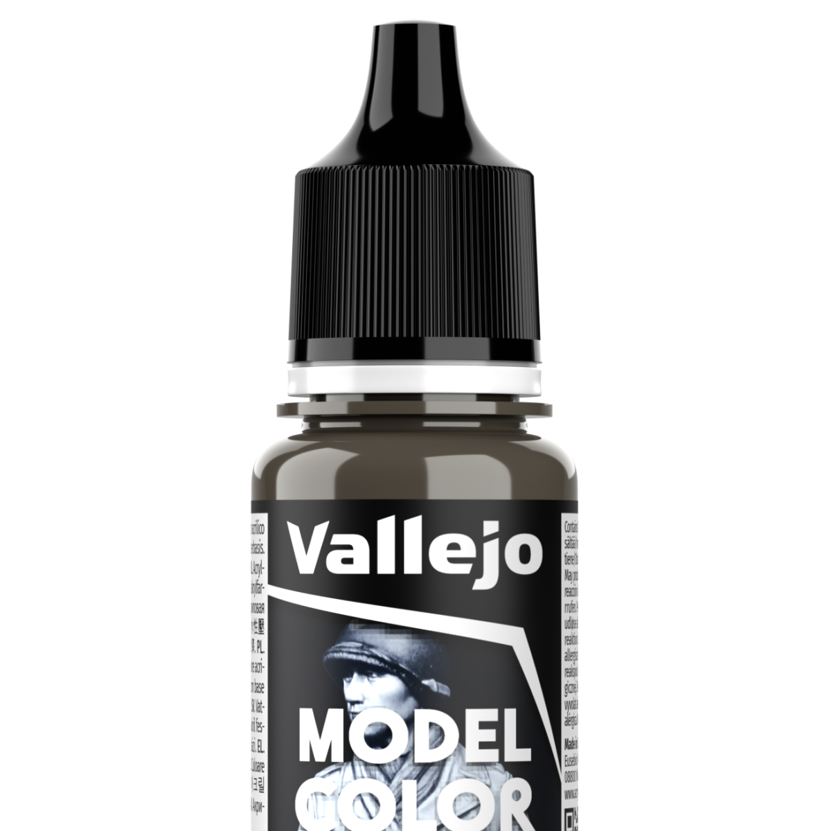 Peinture acrylique Vallejo Model Color - flacon 18 ml - Cam. Brun Moyen - Cam. Middle Brown - 117