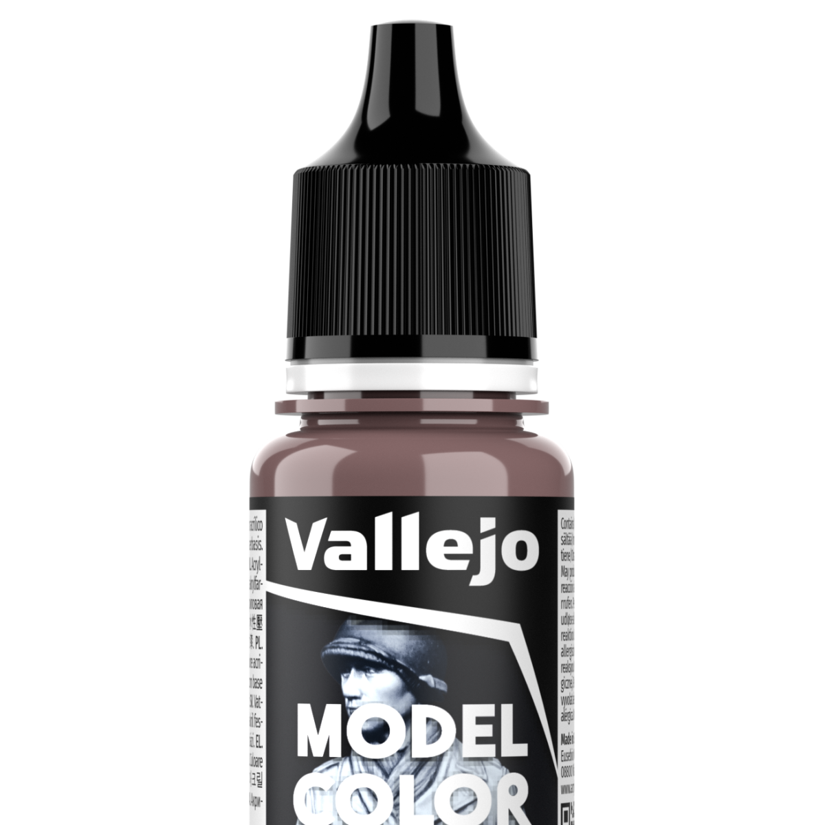 Peinture acrylique Vallejo Model Color - flacon 18 ml - Rose Sombre - Dark Rose - 11