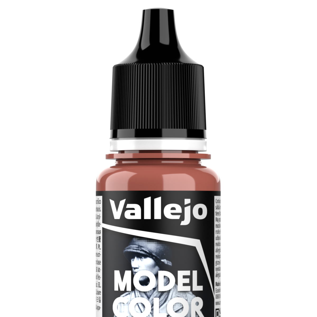 Peinture acrylique Vallejo Model Color - flacon 18 ml - Rouge Délavé - Faded Red - 35