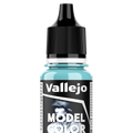 Peinture acrylique Vallejo Model Color - flacon 18 ml - Bleu-Vert Clair - Light Blue Green - 68