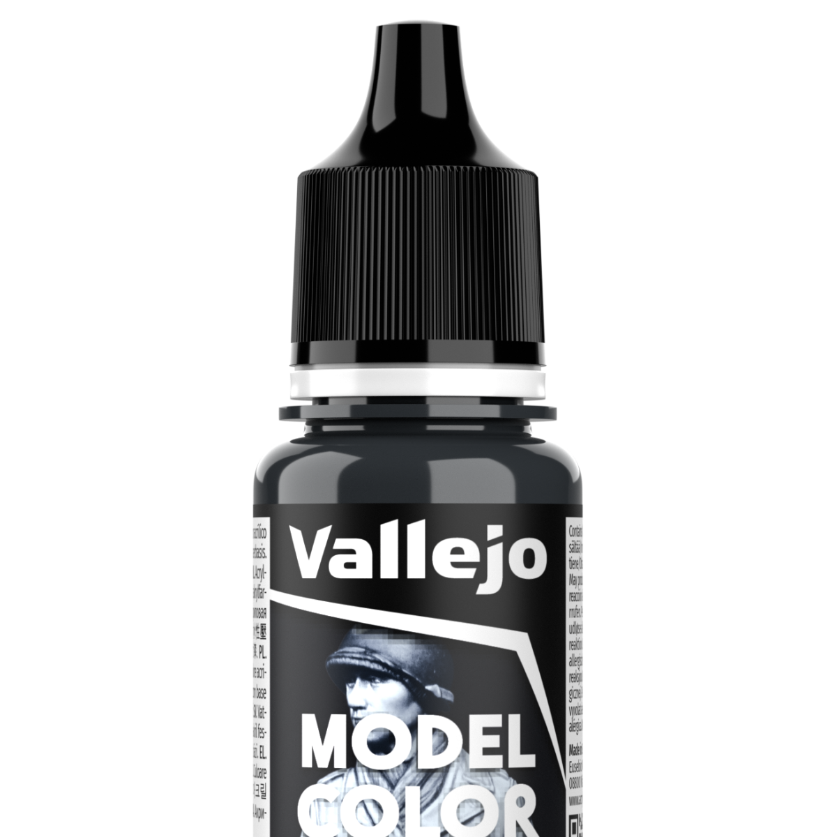 Peinture acrylique Vallejo Model Color - flacon 18 ml - Bleu Continental - Continental Blue - 73