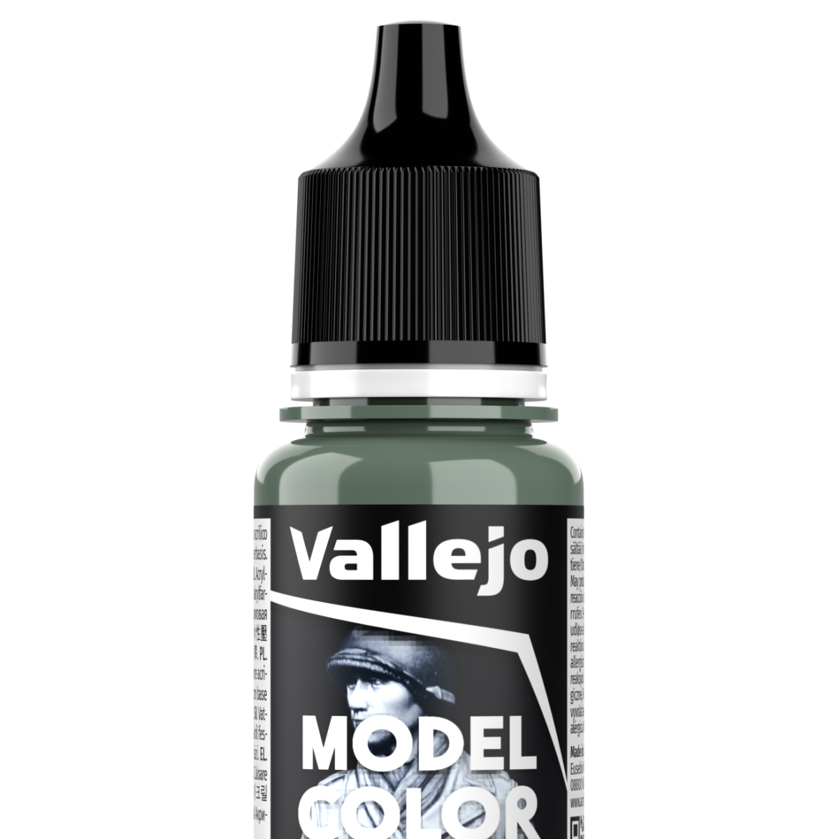 Peinture acrylique Vallejo Model Color - flacon 18 ml - Vert Pacifique - Pacific Green - 81