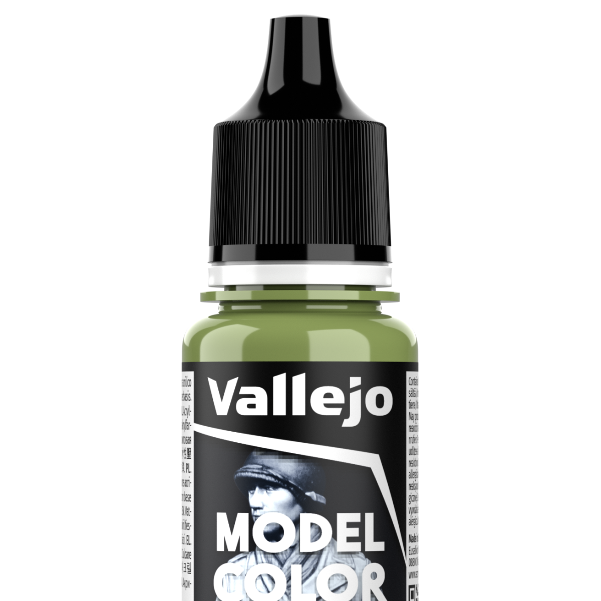 Peinture acrylique Vallejo Model Color - flacon 18 ml - Vert Clair - Bright Green - 85
