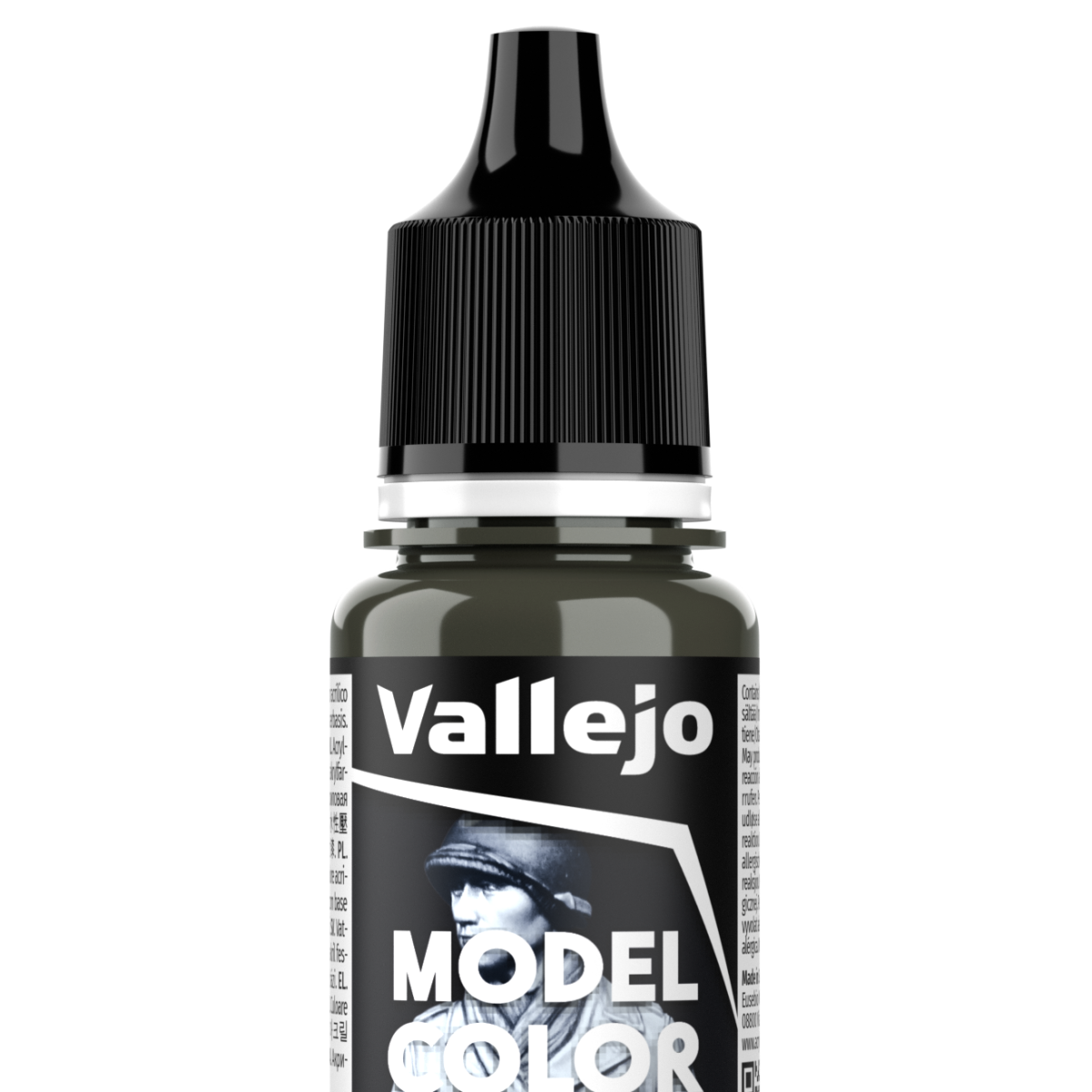 Peinture acrylique Vallejo Model Color - flacon 18 ml - Equip. Char All. - Ger. Tank Crew - 100