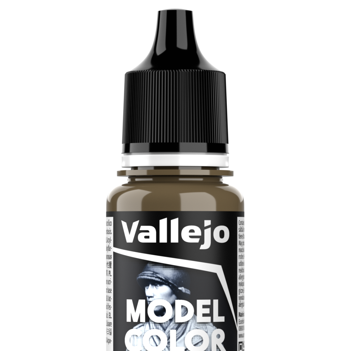 Peinture acrylique Vallejo Model Color - flacon 18 ml - Vieux Bois - Old Wood - 136
