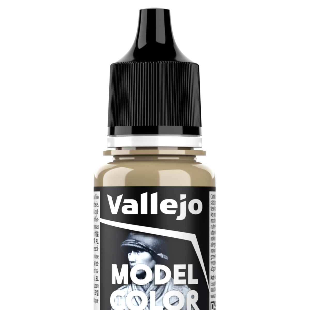Peinture acrylique Vallejo Model Color - flacon 18 ml - Sable Désert - Desert Tan - 140
