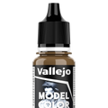 Peinture acrylique Vallejo Model Color - flacon 18 ml - Brun Moutarde - Mustard Brown -148