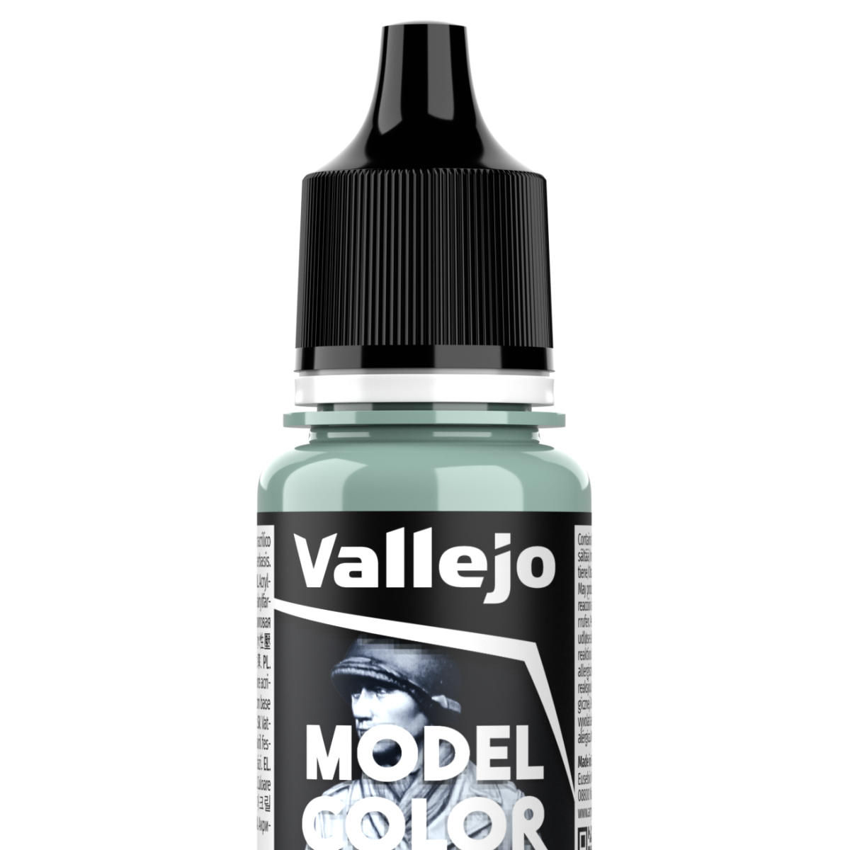 Auxiliaire peinture Vallejo Model Color - flacon 18 ml - Gris-Bleu Moyen - Medium Grey Blue - 171
