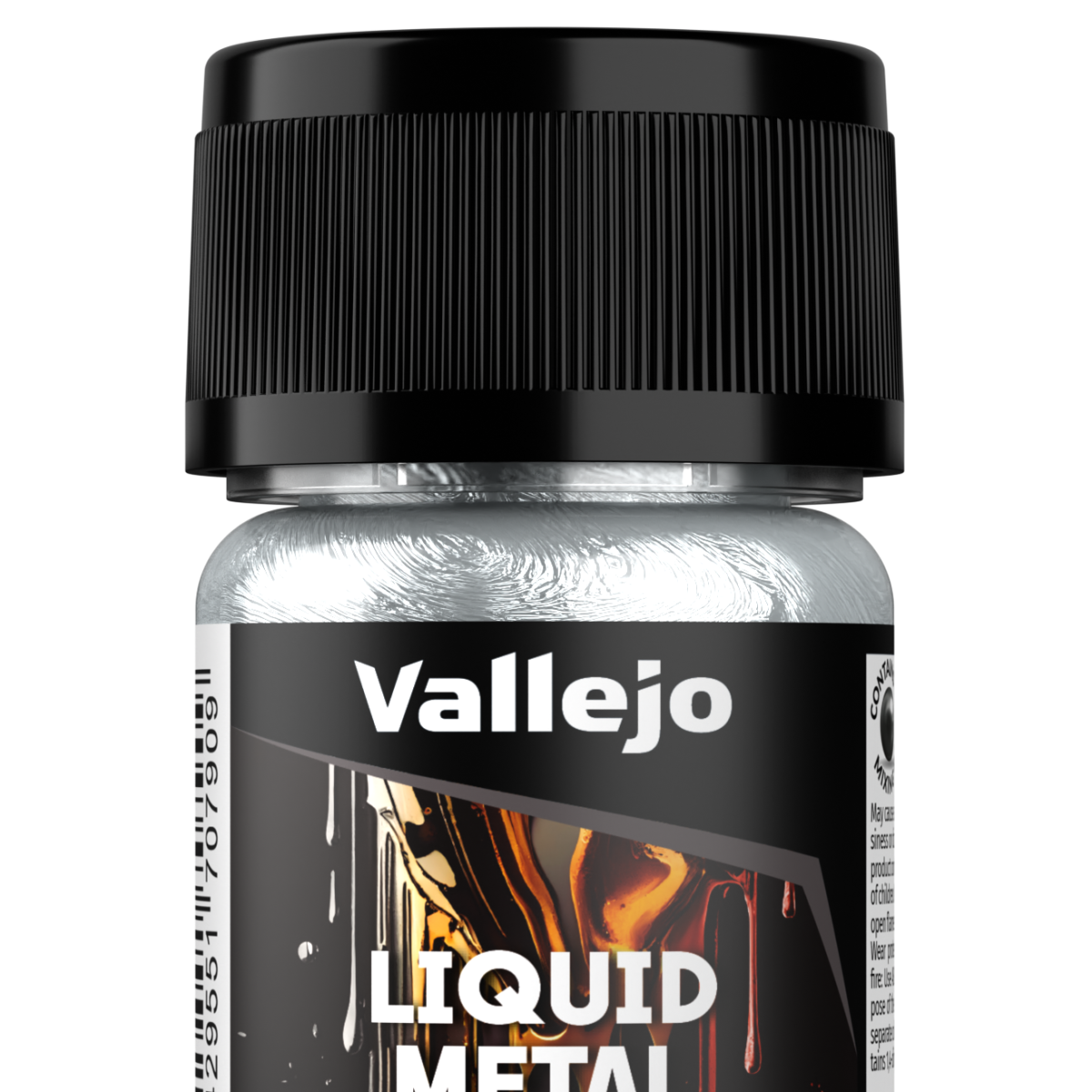 Peinture acrylique Vallejo Alcohol Metallics - flacon 35 ml - Argent - Silver