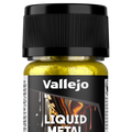 Peinture acrylique Vallejo Alcohol Metallics - flacon 35 ml - Vieil Or - Old Gold