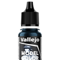 Peinture acrylique Vallejo Model Color - flacon 18 ml - Gunmetal Bleu - Gunmetal Blue - 204