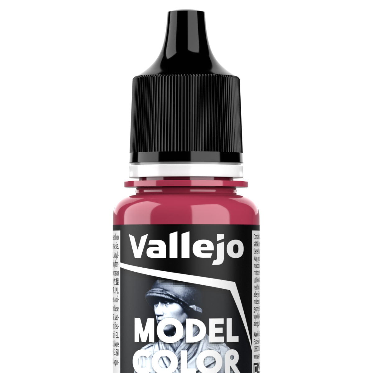 Peinture acrylique Vallejo Model Color - flacon 18 ml - Rouge Sunset - Sunset Red - 45