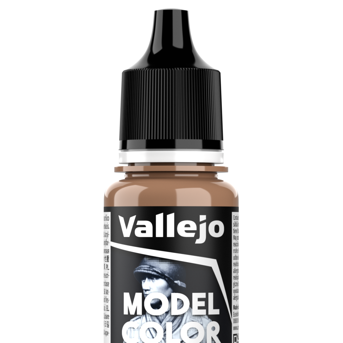 Peinture acrylique Vallejo Model Color - flacon 18 ml - Beige Rouge - RAL3012 - Beige Red - 13