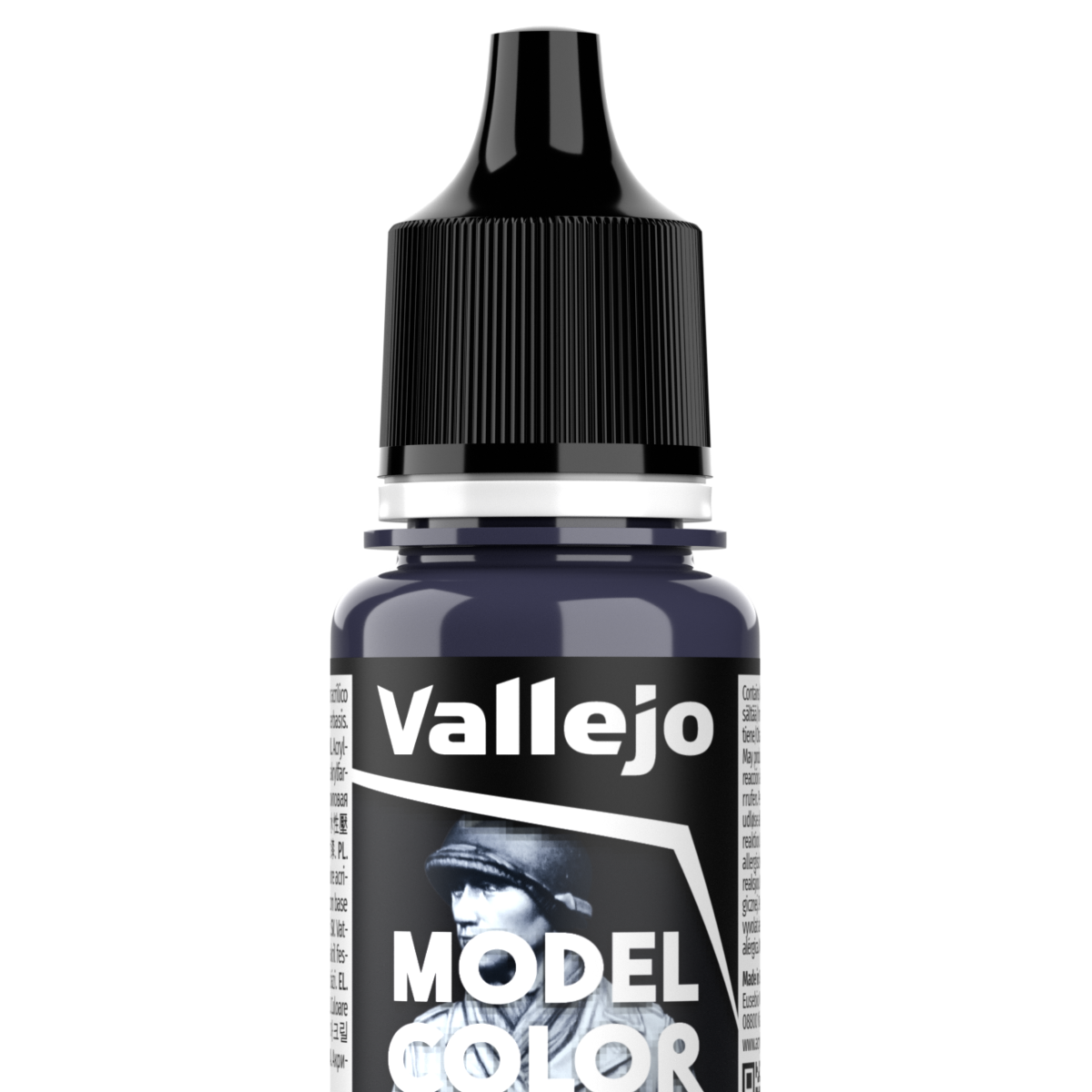 Peinture acrylique Vallejo Model Color - flacon 18 ml - Bleu Sali Foncé - Oxford Blue - 52
