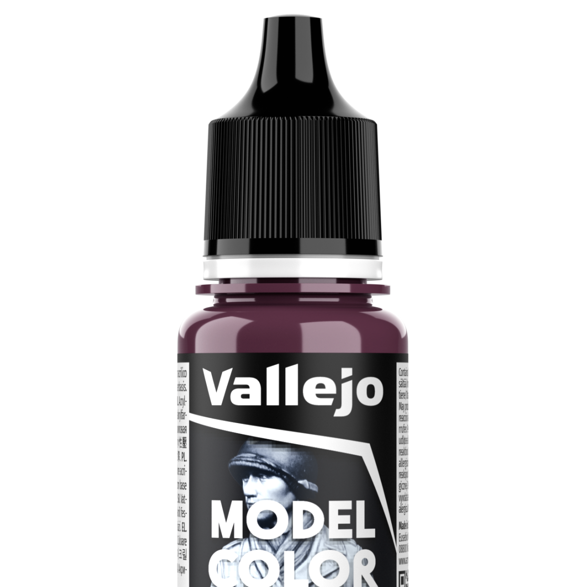 Peinture acrylique Vallejo Model Color - flacon 18 ml - Rouge Violet - Violet Red - 46