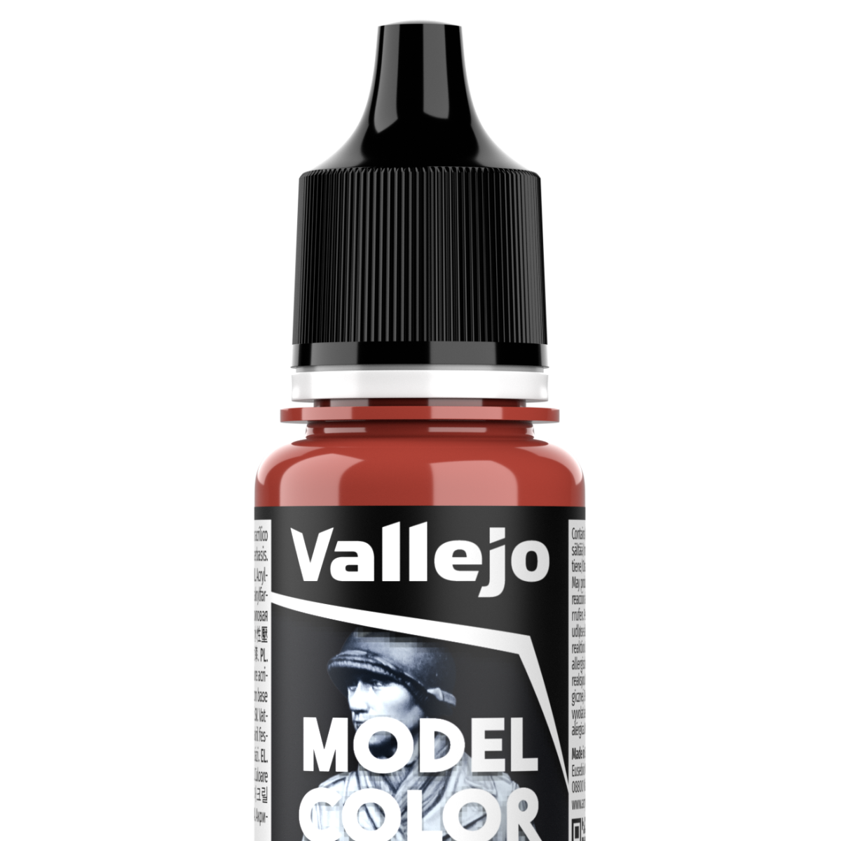 Peinture acrylique Vallejo Model Color - flacon 18 ml - Ecarlate 1er Empire GB - Scarlet - 37