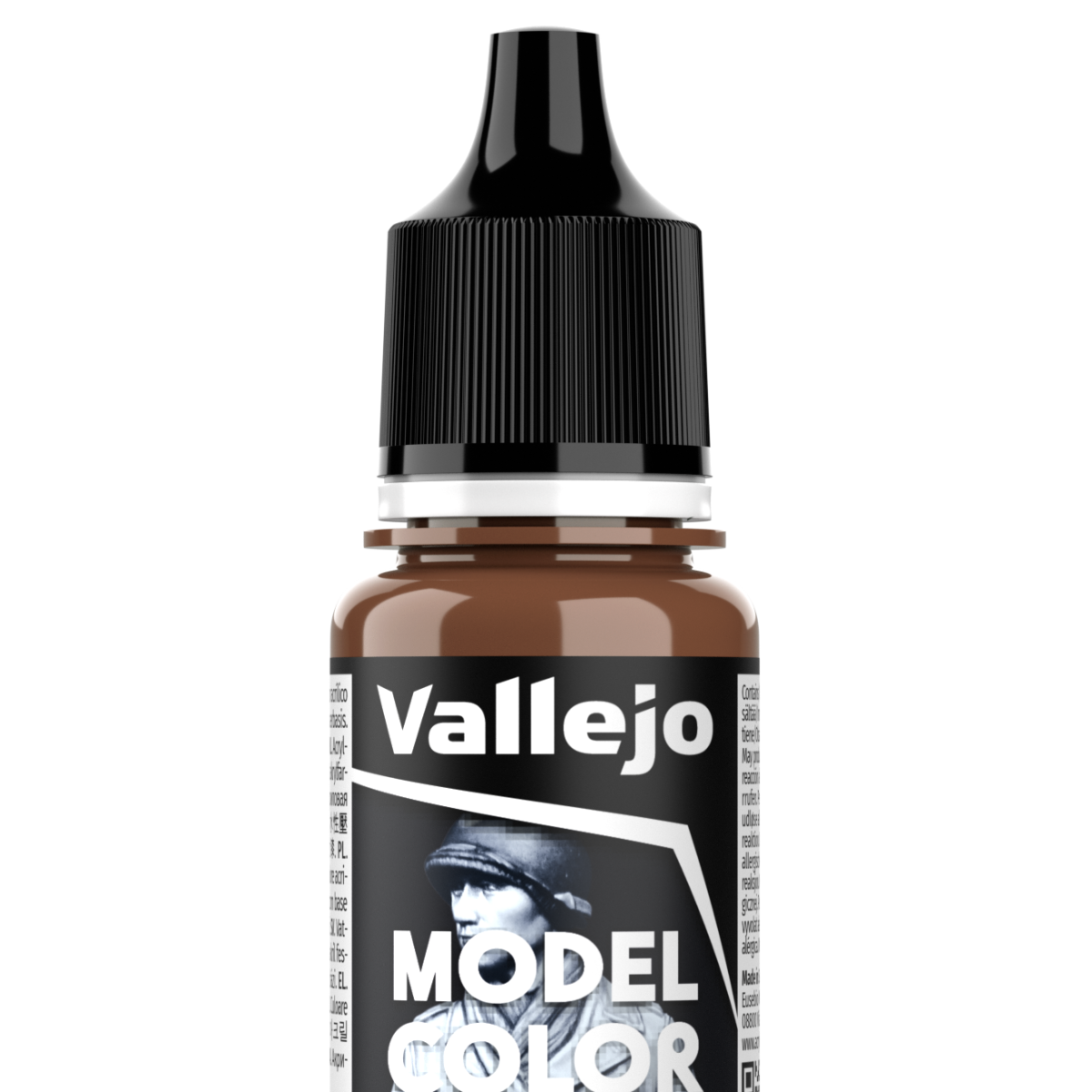 Peinture acrylique Vallejo Model Color - flacon 18 ml - Cuir Rouge - Red Leather - 161