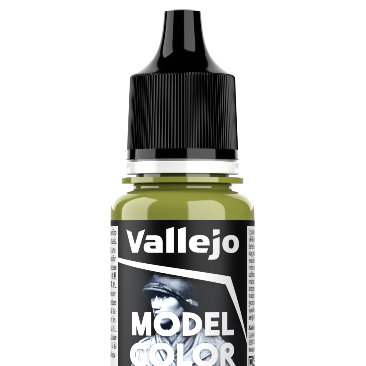 Peinture acrylique Vallejo Model Color - flacon 18 ml - Vert Citron - Lime Green - 91