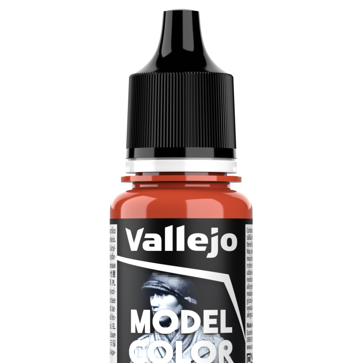 Peinture acrylique Vallejo Model Color - flacon 18 ml - Rouge Amarante - RAL2001 - Amaranth Red - 36