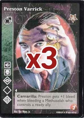 Preston Varrick [TR set] - VTES CCG