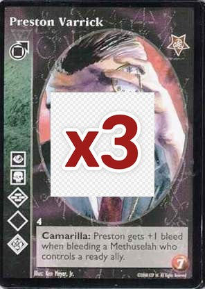 Preston Varrick [TR set] - VTES CCG
