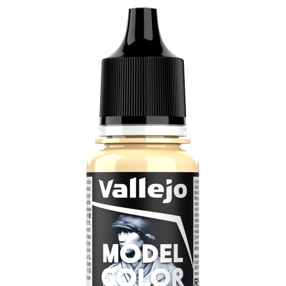 Peinture acrylique Vallejo Model Color - flacon 18 ml - Sable Clair - FS23722 - Pale Sand - 22