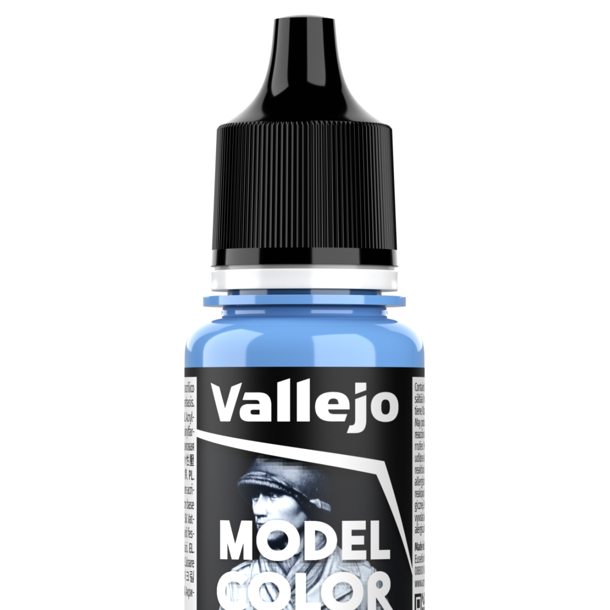 Peinture acrylique Vallejo Model Color - flacon 18 ml - Bleu Ciel Profond - FS35250 - Deep Sky Blue - 65