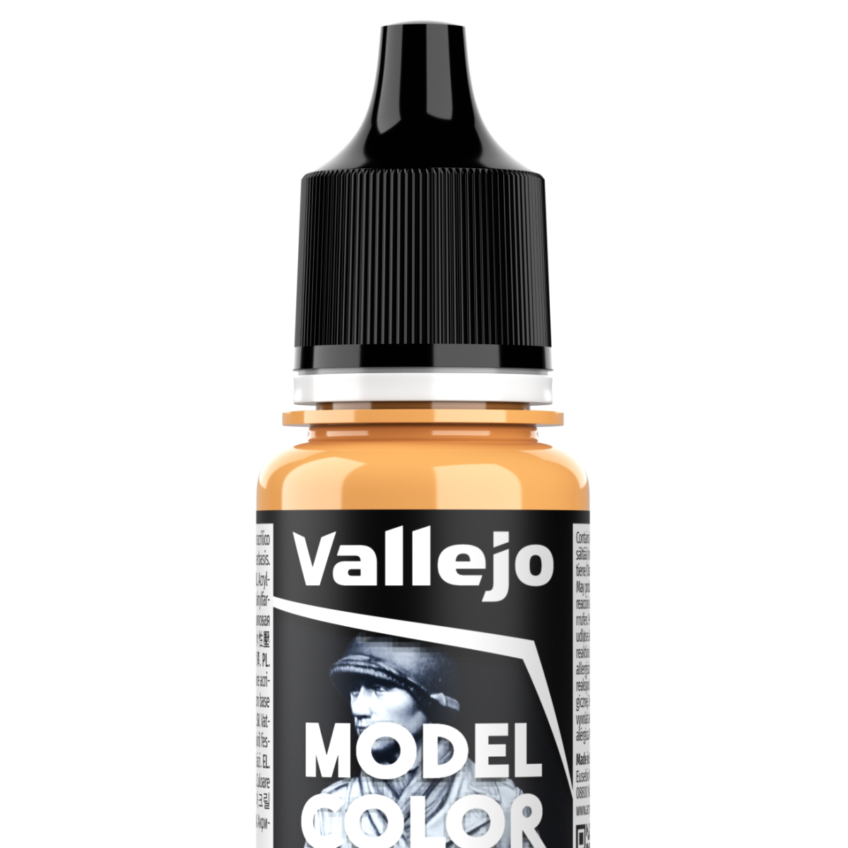 Peinture acrylique Vallejo Model Color - flacon 18 ml - Chair Bronzée - Sunny Skin Tone - 12