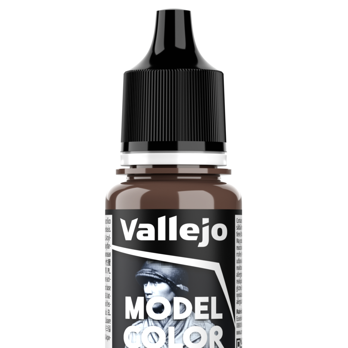 Peinture acrylique Vallejo Model Color - flacon 18 ml - Marron Acajou - Mahogany Brown - 154