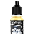 Peinture acrylique Vallejo Model Color - flacon 18 ml - Jaune Crème - Ice Yellow - 23