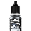 Peinture acrylique Vallejo Model Color - flacon 18 ml - Acier Naturel - Metal Poli - Natural Steel - 197