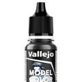 Peinture acrylique Vallejo Model Color - flacon 18 ml - Acier graissé - Oily Steel - 196