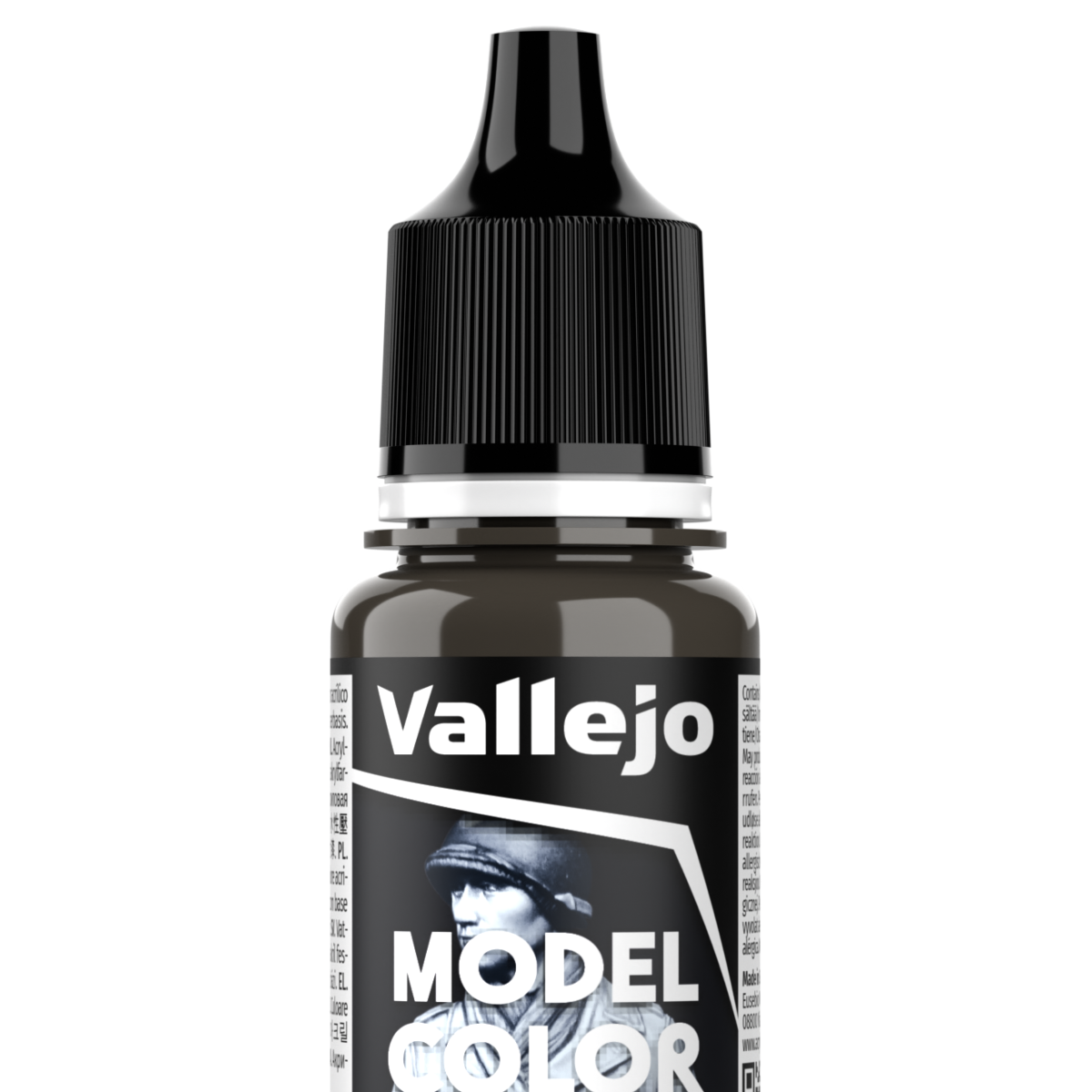 Peinture acrylique Vallejo Model Color - flacon 18 ml - Marron chocolat - Chocolate Brown - 135