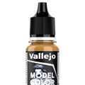 Peinture acrylique Vallejo Model Color - flacon 18 ml - Marron Doré - Alezan Doré - Gold Brown - 158