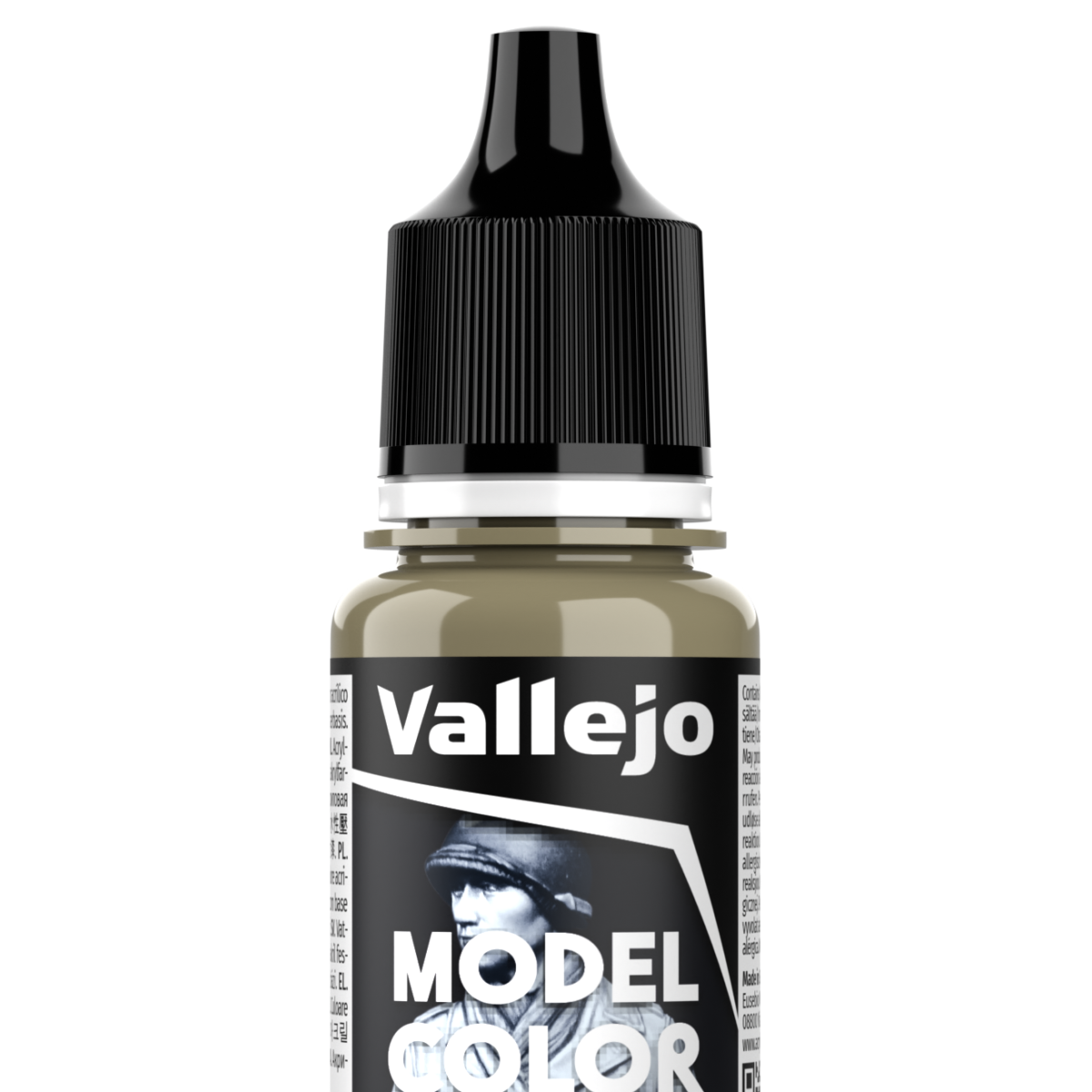 Peinture acrylique Vallejo Model Color - flacon 18 ml - Gris Pierre - RAL 7030 - Stone Grey - 111