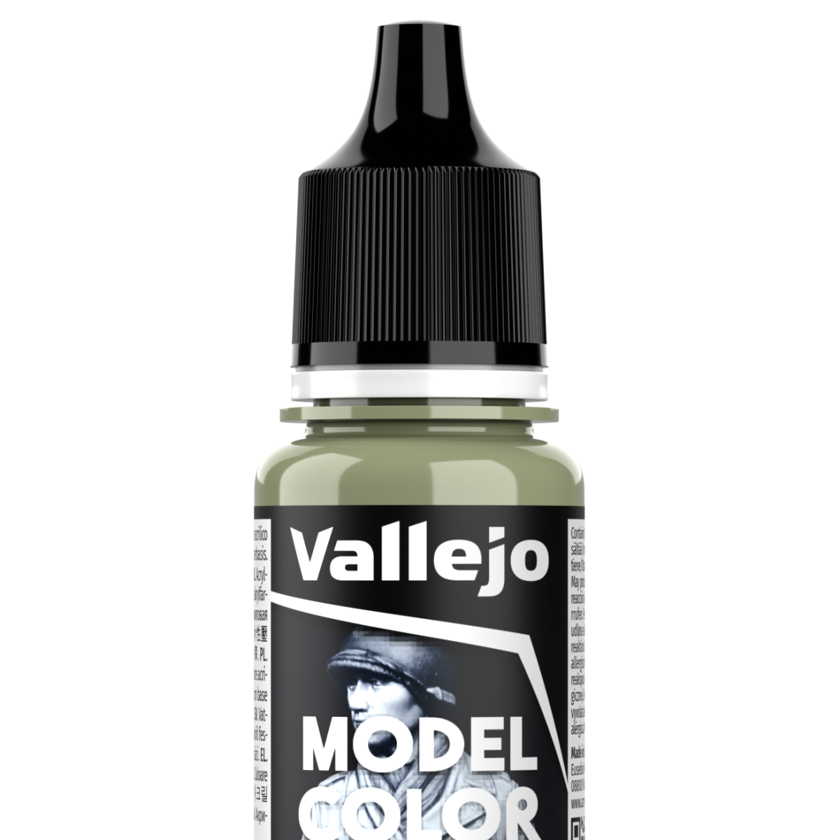 Peinture acrylique Vallejo Model Color - flacon 18 ml - Vert Pastel - FS 34424 - Pastel Green - 97