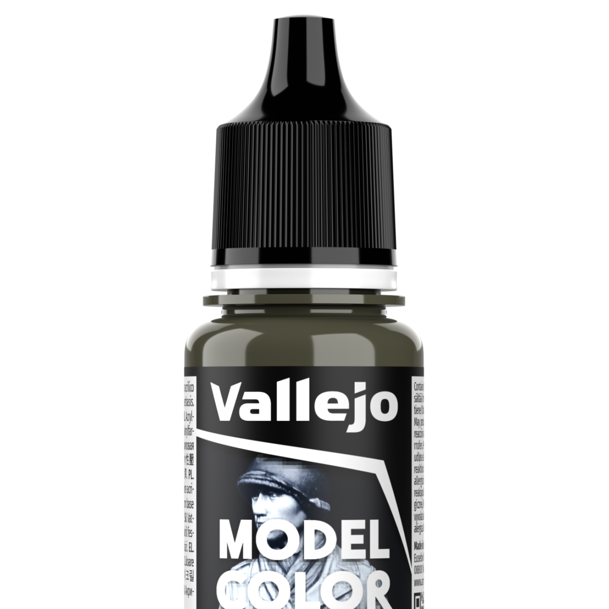Peinture acrylique Vallejo Model Color - flacon 18 ml - Vert Réfractaire - Refractive Green - 106