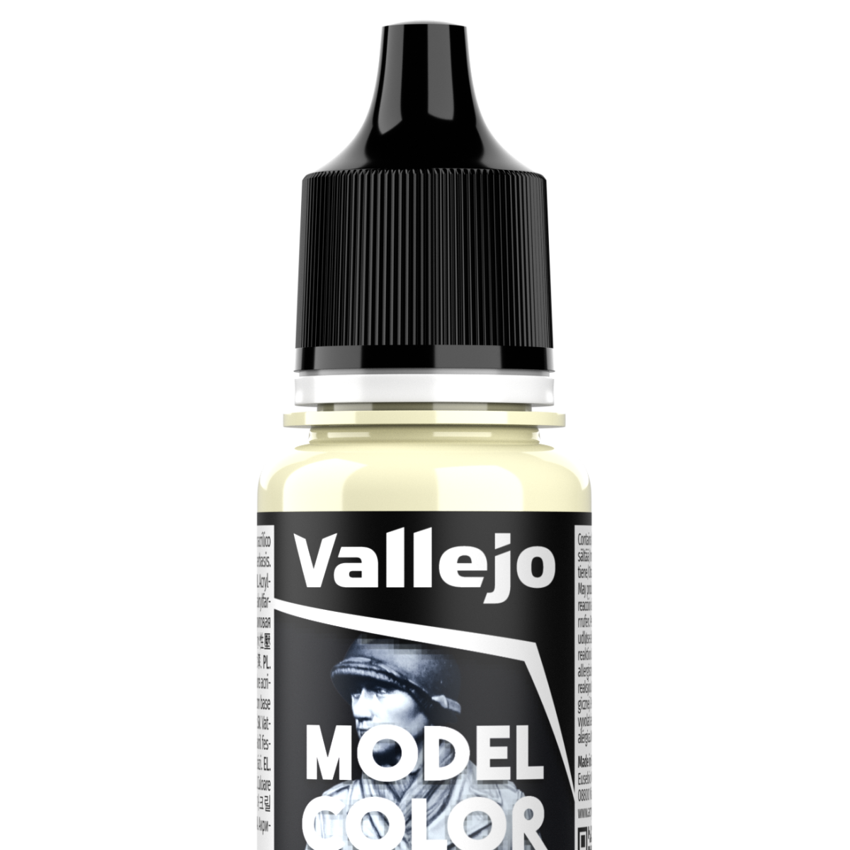 Peinture acrylique Vallejo Model Color - flacon 18 ml - Ivoire Os - FS 37855 - Ivory - 4