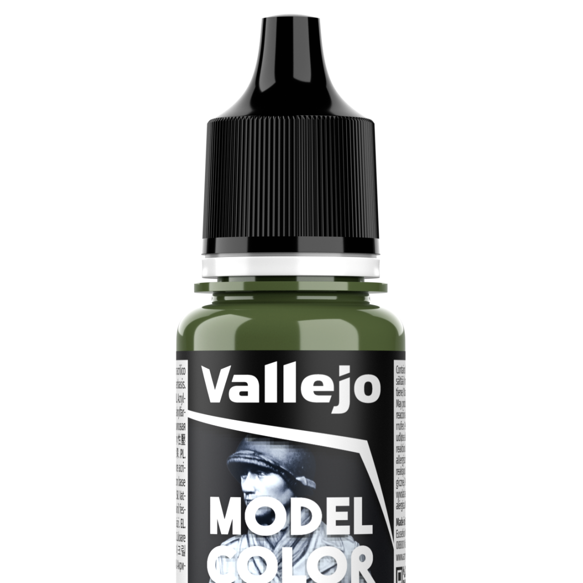 Peinture acrylique Vallejo Model Color - flacon 18 ml - Uniforme US - FS 34128 - Uniform Green - 93