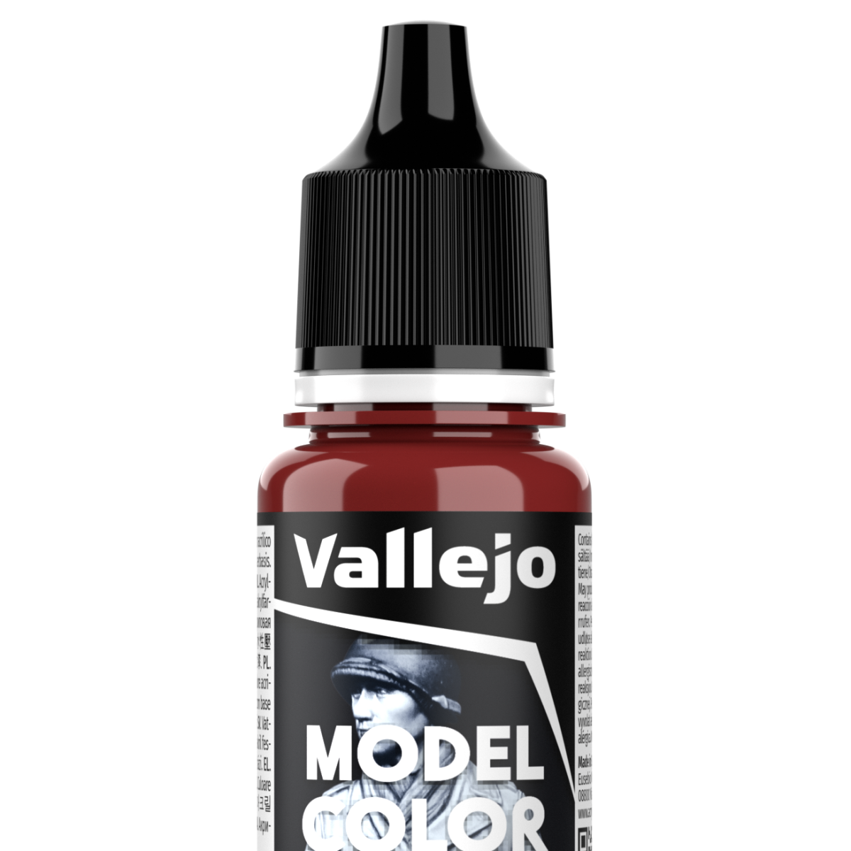 Peinture acrylique Vallejo Model Color - flacon 18 ml - Rouge - Red - 34