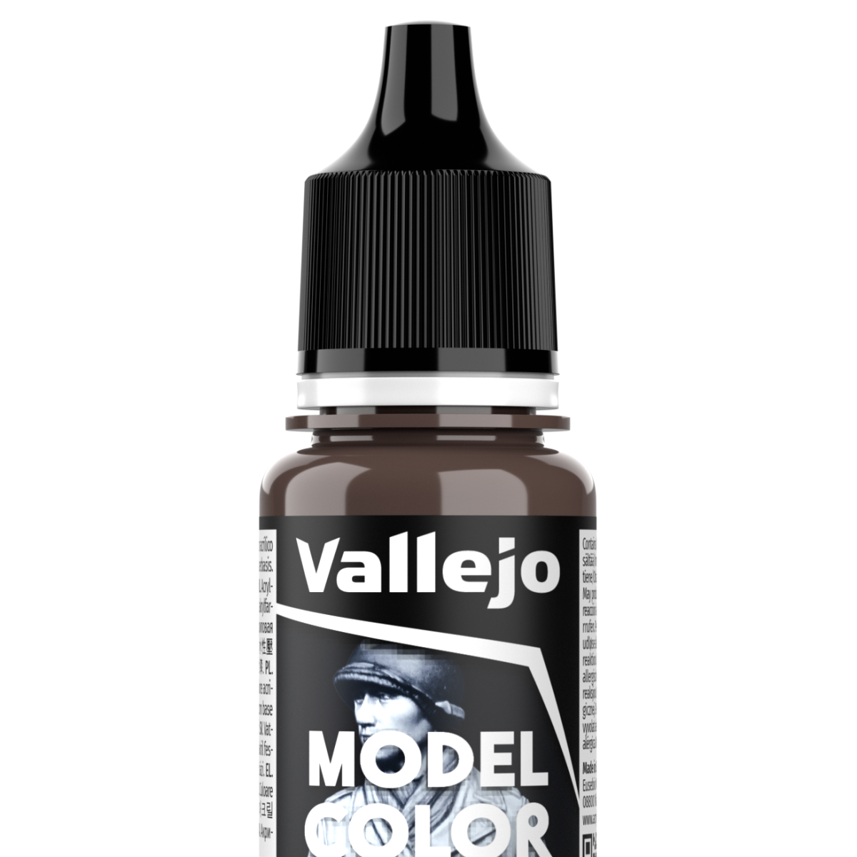 Peinture acrylique Vallejo Model Color - flacon 18 ml - Marron Cuir - FS 30111 - Saddle Brown - 153