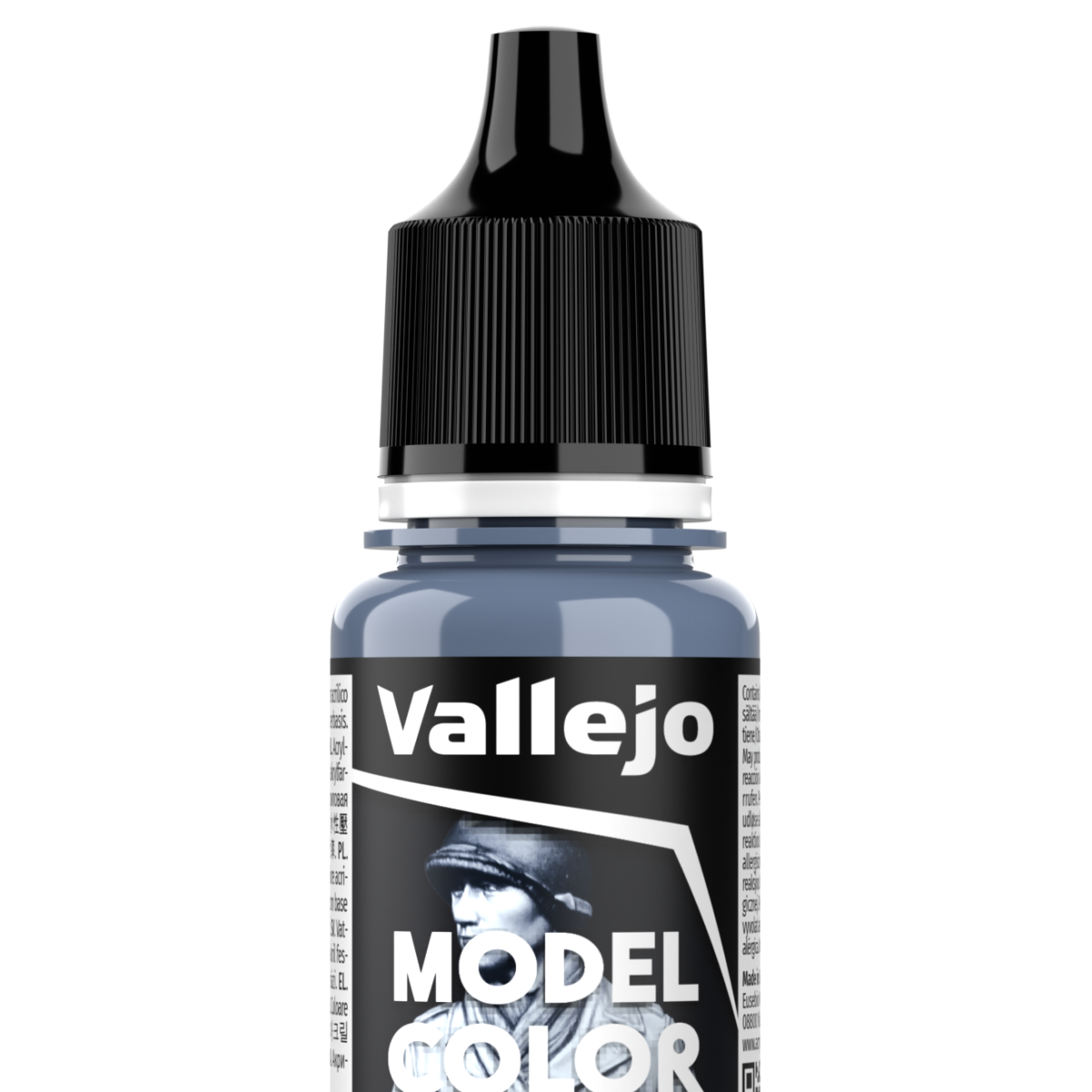 Peinture acrylique Vallejo Model Color - flacon 18 ml - Bleu Horizon Régl. Sécession - Grey Blue - 172
