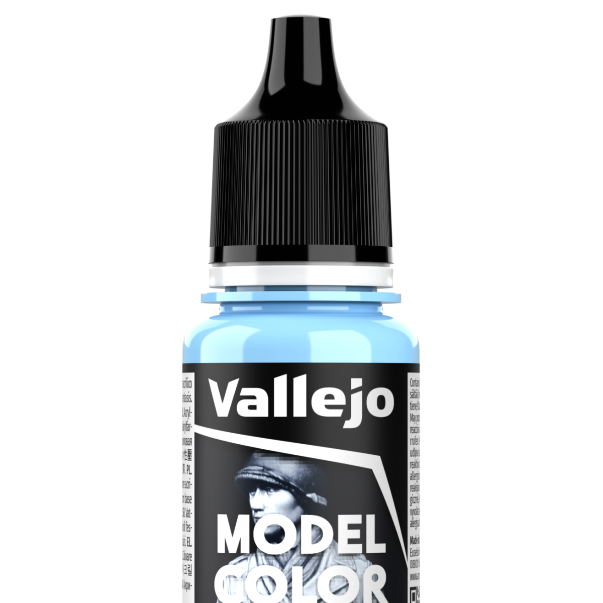 Peinture acrylique Vallejo Model Color - flacon 18 ml - Bleu Ciel - Sky Blue - 64
