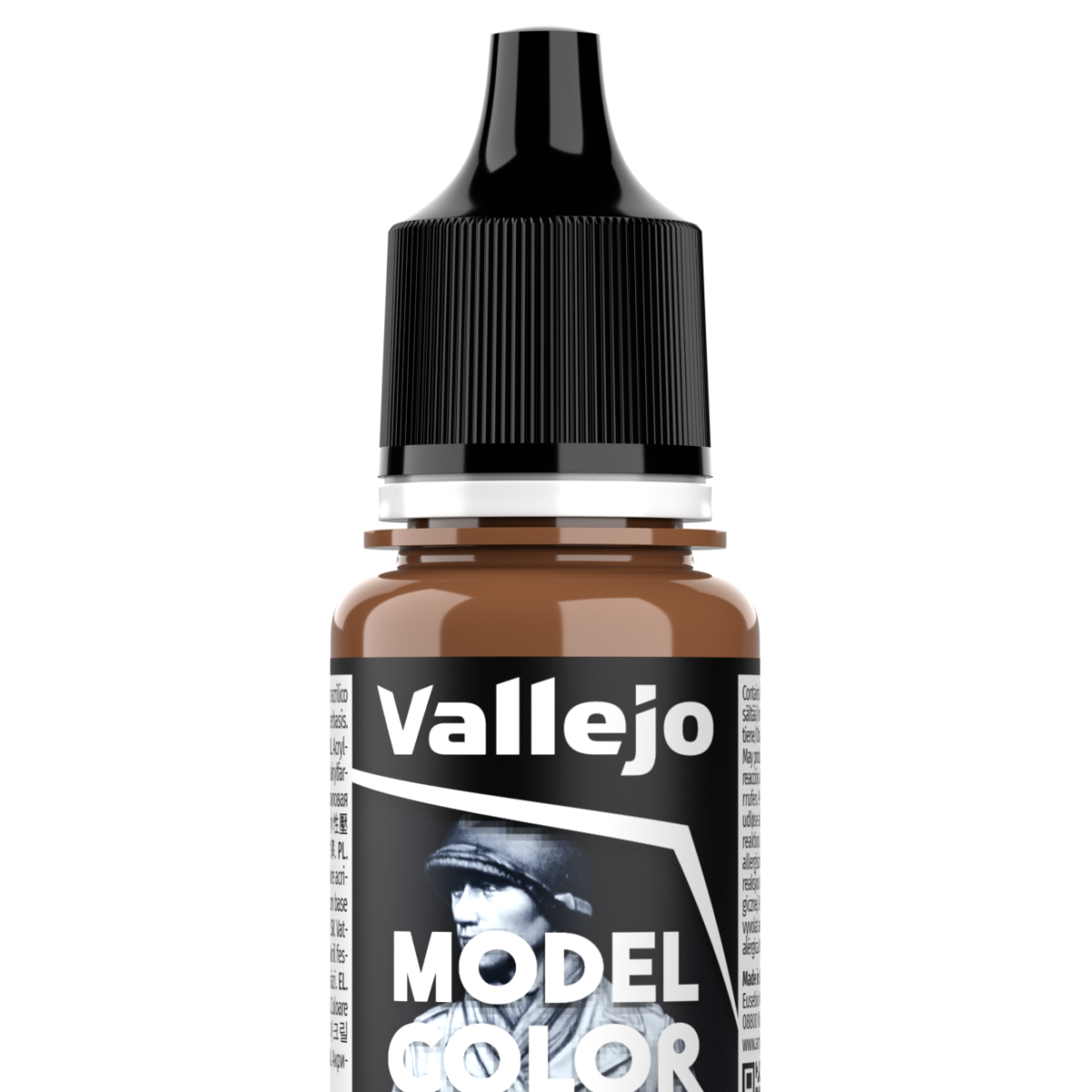 Peinture acrylique Vallejo Model Color - flacon 18 ml - Marron Orangé - RAL 8023 - Orange Brown - 160