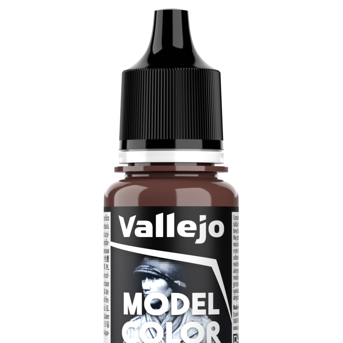 Peinture acrylique Vallejo Model Color - flacon 18 ml - Marron Rouge - RAL 3009 - Cavalry Brown - 162