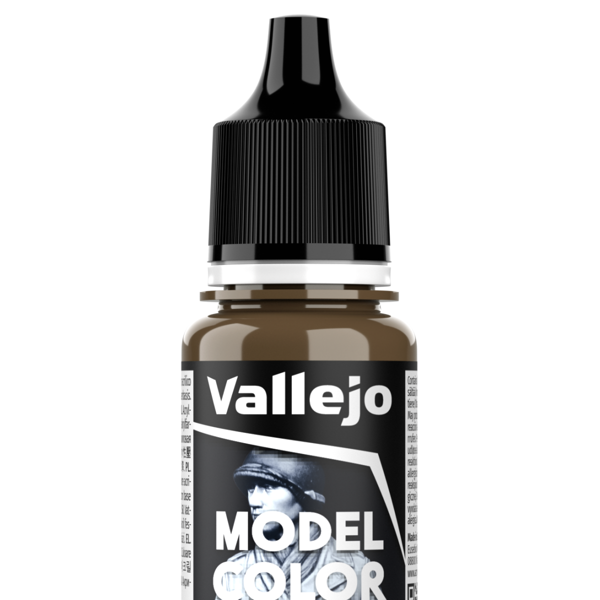 Peinture acrylique Vallejo Model Color - flacon 18 ml - Terre Mat - FS 30099 - Flat Earth - 151