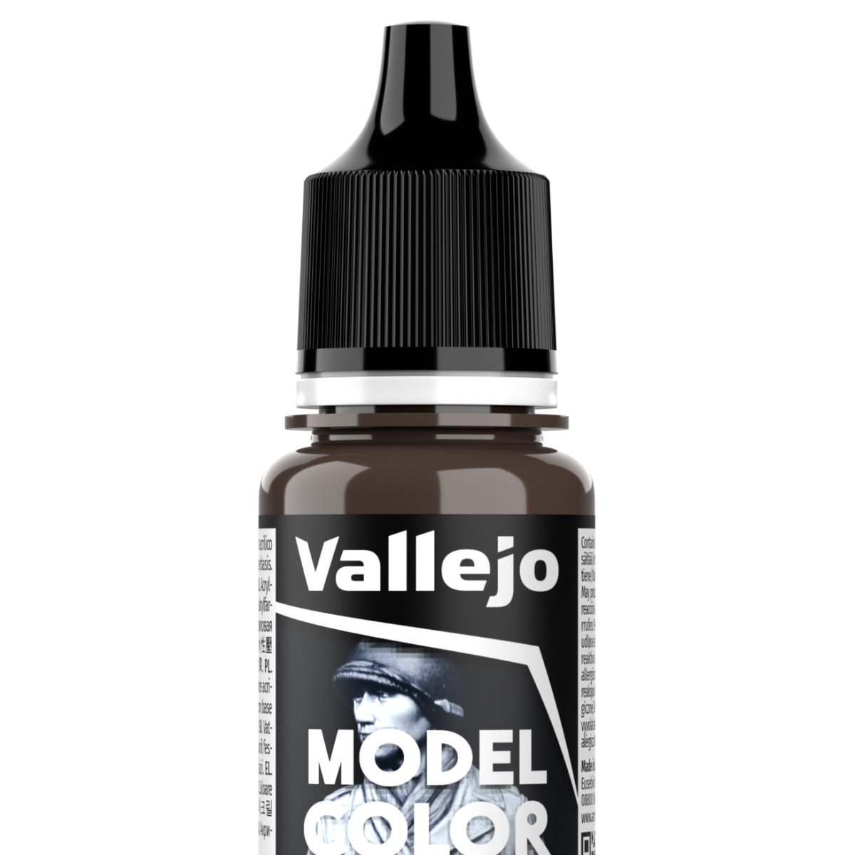 Peinture acrylique Vallejo Model Color - flacon 18 ml - Marron Mat - FS 30108 - Flat Brown - 155