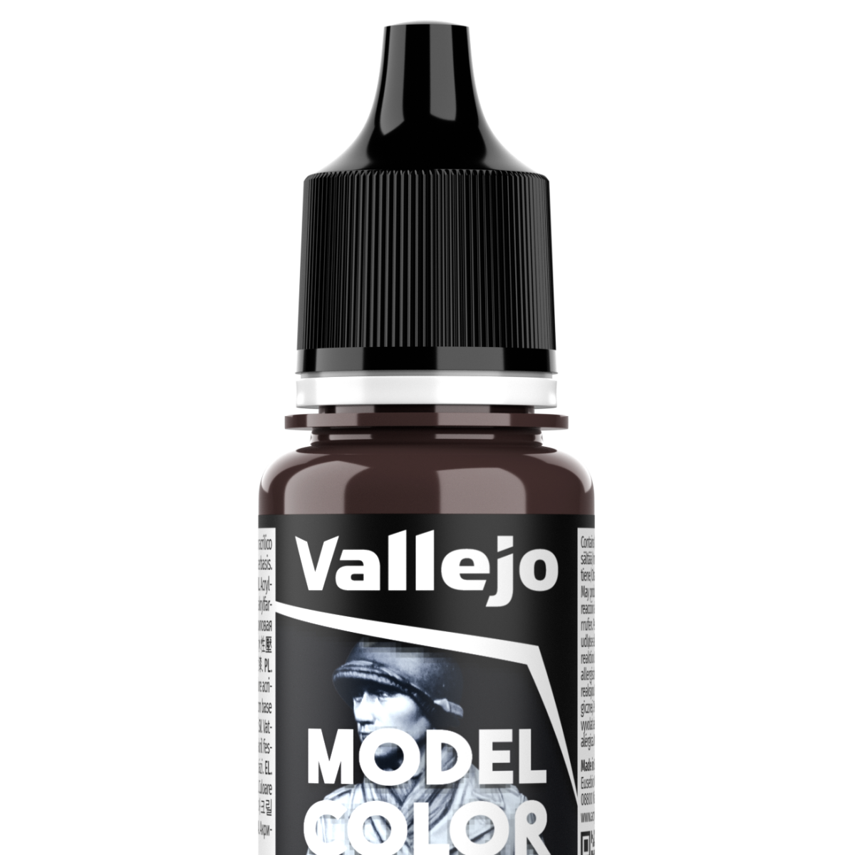 Peinture acrylique Vallejo Model Color - flacon 18 ml - Marron Royal Navy - FS 20061 - Hull Red - 164