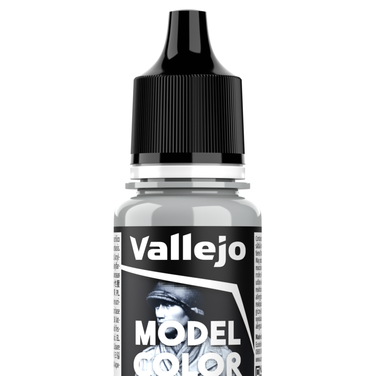 Peinture acrylique Vallejo Model Color - flacon 18 ml - Gris Ciel - FS 36463 - RAL 7004 - Sky Grey - 176