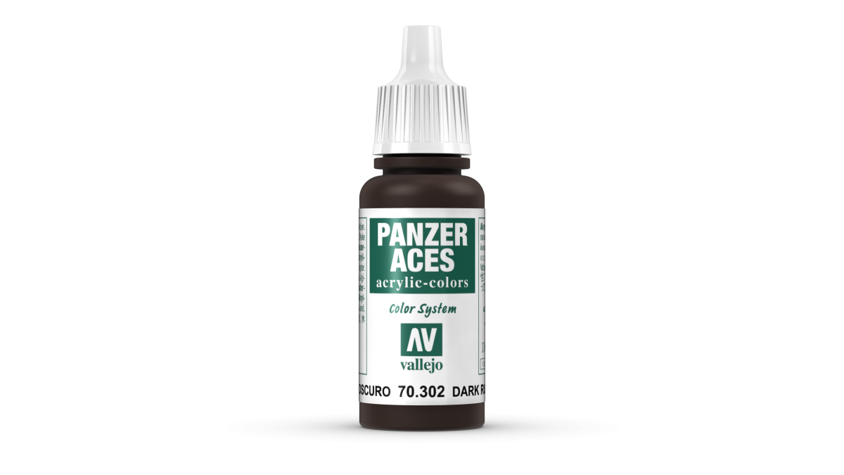 Peinture acrylique Prince August Panzer Aces - flacon 17 ml - Panzer Aces Oxyde Foncé